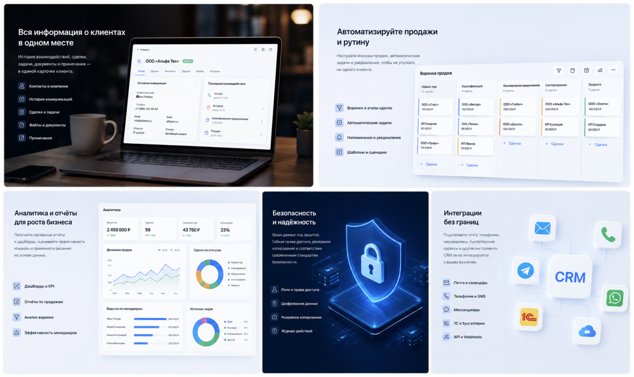 CRM системы, аналитика и отчеты